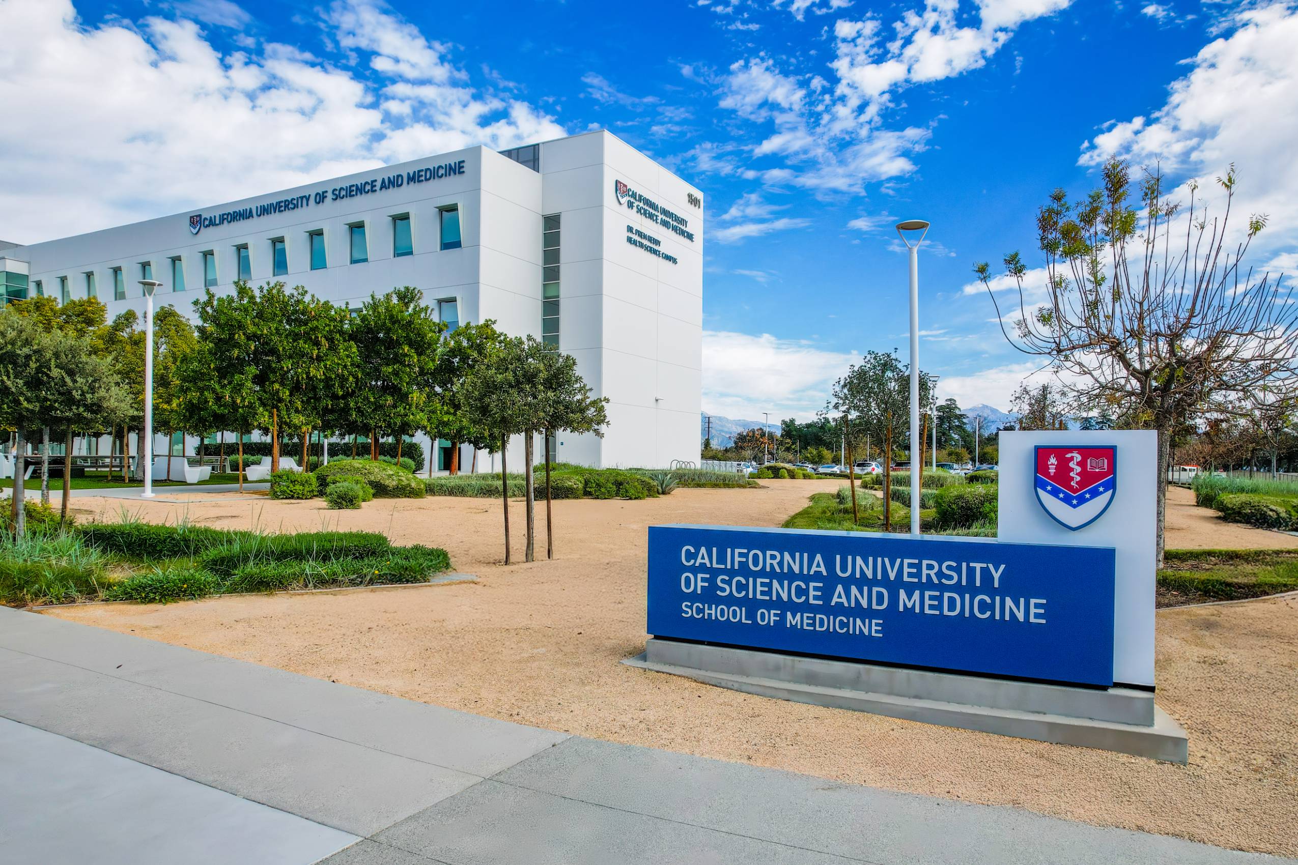 Aerial view of the CUSM campus