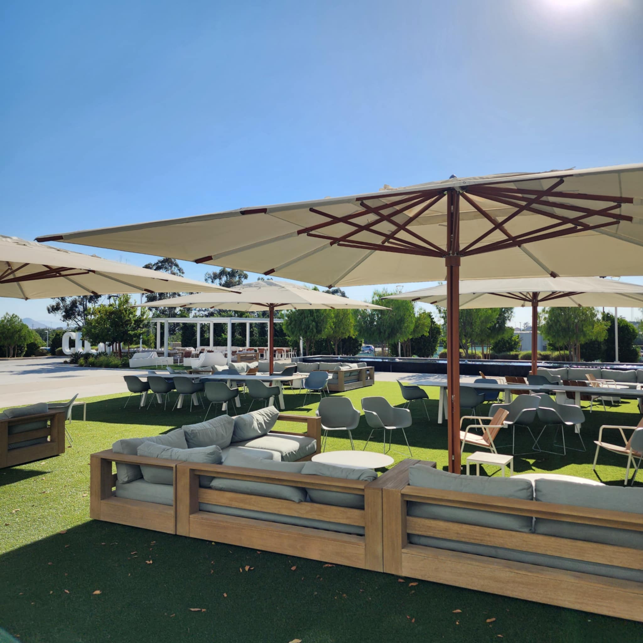 CUSM Courtyard event space, view 1 of 4